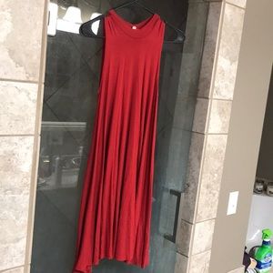 Women’s coral size small flow dress